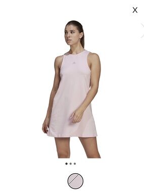 adidas x Zoe Saldana Collection Tank Pink Sleeveless Athletic Dress